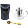 Loose Leaf Tea Set, Gift Set with Heat Resistant Teapot, Tea Measuring Spoon, 100g Loose Leaf Tea, Camellios (Spiced Apple Chai) view 1