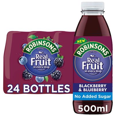 Robinsons RTD Blackberry & Blueberry - 500ml, 24 Pack