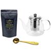 Loose Leaf Gift Set, Heat Resistant Teapot, Tea Measuring Spoon, 100g Loose Leaf Tea, Camellios (Ginger and Lemongrass) view 1