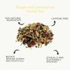 Loose Leaf Gift Set, Heat Resistant Teapot, Tea Measuring Spoon, 100g Loose Leaf Tea, Camellios (Ginger and Lemongrass) view 2