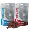High Protein - Original Biltong and Hot n Spicy Beef Biltong, 50g Pack of 10 High Protein, low fat, Thin Tender Slices of authentic Beef Biltongs, beef Jerky, MSG Free, Convenient Snack view 1