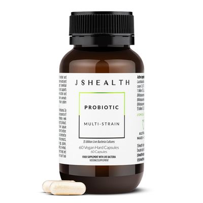 JSHealth Vitamins Gut Health and Immunity Formula | Probiotics for Women and Men | Shelf Stable Probiotic Supplement for Digestive Health and Immune Support (60)