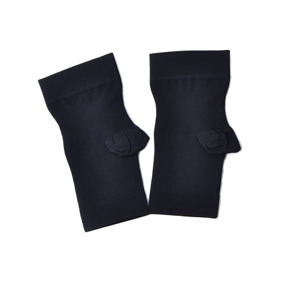 1Pair Elastic Ankle Support Sleeve, S/M/L/XL/XXL Breathable Ankle Brace Elastic Thin Ankle Brace for Pain Relief, Recovery and Ankle Injury Black and Skin Color for Choose