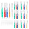 ACWOO Interdental Brushes, 60 Pcs Dental Brushes Toot Floss Set with 30 Pcs Soft Dental Brushes and 30 Pcs Floss Picks, Oral Dental Hygiene Brush Tooth Cleaning Tool for Oral Cleaning & Care view 1