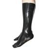 Rubberfashion Latex Toe Socks Long - Latex Toe Socks Calf Length - Latex Stockings for Women and Men Black 0.4mm XS view 2