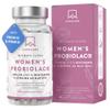Women Probiolac - 4 Different Bacteria strains - Bio Cultures Complex with 45 Billion CFU per Daily dose - with Lactobacillus Acidophilus, Inulin and L Glutamine - 60 Delayed Release Capsules view 1