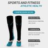 Linghe 4 Pairs Compression Socks for Men and Women (20-25mmHg) Is Best for Calf Pressur Support, Nurse, Football, Travel, Flight, Athletics, Running (L/XL, Mix) view 2