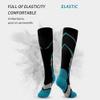 Linghe 4 Pairs Compression Socks for Men and Women (20-25mmHg) Is Best for Calf Pressur Support, Nurse, Football, Travel, Flight, Athletics, Running (L/XL, Mix) view 3
