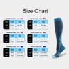Linghe 4 Pairs Compression Socks for Men and Women (20-25mmHg), Is Best for Calf Pressur Support, Football, Travel, Flight, Athletics, Nurse (S/M, Yellow) view 4
