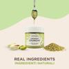 EATALIAN by AMZ BETTER Pistachio Cream CRUNCHY 200 gr, Spreadable Cream with Pistachio Granules, Sweet Taste, Ideal on Bread, for Filling Desserts, Ice Cream, Dubai Chocolate, Made in Italy view 3