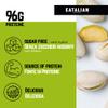 EATALIAN by AMZ BETTER Protein Pistachio Cream CRUNCHY 500 gr, Spreadable Cream with Pistachio Granules, Sweet Taste, Ideal on Bread, for Filling Desserts, Dubai Chocolate, Made in Italy view 4