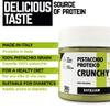 EATALIAN by AMZ BETTER Protein Pistachio Cream CRUNCHY 200 gr, Spreadable Cream with Pistachio Granules, Sweet Taste, Ideal on Bread, for Filling Desserts, Dubai Chocolate, Made in Italy view 3