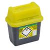 Sharpsafe 3 Litre 5th Generation Yellow/Grey -Sharps Bin Clinical Waste Disposal view 2