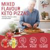 SRSLY Low Carb Keto Pizzas - 9 Inch - Multipack of 3 - Mixed Flavour Bundle - Low Carb Low Sugar High Protein Pizza with Crispy Bases for Filling Keto Friendly Everyday Meals for Simple Home Dinners view 3