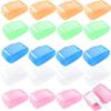 20pcs/lot Portable Toothbrush Head Cover Case for Travel Hiking Camping Toothbrush Box Brush Cap Case Bathroom Accessory view 1
