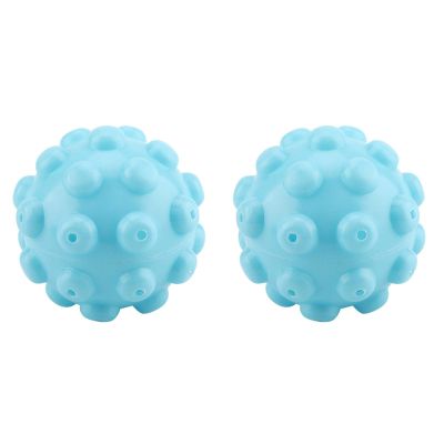 HERCHR 2 Pieces Laundry Dryer Balls,Reusable Dryer Balls Soft Washing Balls Replace Laundry Drying Fabric Softener Ball Accessories
