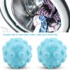 HERCHR 2 Pieces Laundry Dryer Balls,Reusable Dryer Balls Soft Washing Balls Replace Laundry Drying Fabric Softener Ball Accessories view 2
