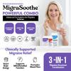 Migrasoothe Triple Relief Pack: Riboflavin 400mg, High Strength Coenzyme Q10 & Absorbable Magnesium - 240 Capsules - Boosts Mitochondrial Brain Energy & Aids Migraine/Headache Relief - UK Made view 2