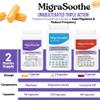 Migrasoothe Triple Relief Pack: Riboflavin 400mg, High Strength Coenzyme Q10 & Absorbable Magnesium - 240 Capsules - Boosts Mitochondrial Brain Energy & Aids Migraine/Headache Relief - UK Made view 3