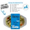 Keto Chef Instant Chilled Meals - Konjac Vegan & Low Calorie, High in Protein, Microwavable Meal | Ready to Eat Meal Pack of 4 (370g) (Thai Red Curry Noodles) view 4
