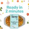 Keto Chef Instant Chilled Meals - Konjac Vegan & Low Calorie, High in Protein, Microwavable Meal | Ready to Eat Meal Pack of 4 (370g) (Bangkok Green Noodles) view 3