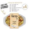 Keto Chef Instant Chilled Meals - Konjac Vegan & Low Calorie, High in Protein, Microwavable Meal | Ready to Eat Meal Pack of 4 (370g) (Teryaki Chicken) view 4