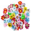 120pcs Edible Flowers Daisy Cake Toppers for Happy Birthday Wedding Edible Wafer Paper Rice Paper 1.6 Cupcake Topper Decoration Mix 10 Colurs Baby Shower Wedding view 1