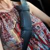 10 x 3Car Seatbelt Pads - various sizes for Post Surgery, Pacemakers, Chemo/Stoma/Medical ports or just to stop that Ouch! 10 x 3 (Beige Polka Dot) view 4