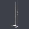 FUMANYI Floor Scrub Brush with Long Handle Adjustable, 2 In 1 Cleaning Brush Removable Floor Brush With scraper for Deck, Bathroom, Kitchen Tub, Patio, Tile, Grout (Color : Blue) view 2