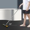 FUMANYI Floor Scrub Brush with Long Handle Adjustable, 2 In 1 Cleaning Brush Removable Floor Brush With scraper for Deck, Bathroom, Kitchen Tub, Patio, Tile, Grout (Color : Blue) view 4