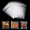 200 Pieces Cellophane Bags Clear Self-Adhesive Cookie Bags Plastic Sweet Bags for Bakery, Cookie, Candies, Biscuit, Jewelry, Soaps, Cards and Dessert (810 cm) view 1