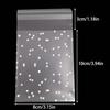 200 Pieces Cellophane Bags Clear Self-Adhesive Cookie Bags Plastic Sweet Bags for Bakery, Cookie, Candies, Biscuit, Jewelry, Soaps, Cards and Dessert (810 cm) view 2