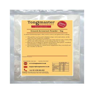 Ground Arrowroot Powder - Natural Thickener - 1kg
