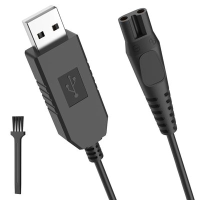 Newding 15V Charger Cable Only Compatible with Philips HQ8505 QP6651 QP6550 QP6520 BT5502 BT9810 S5466 S5465 HC5630 BG7025 MG7736 MG7720 Shaver Charging Cable USB Power Cord (Not fit for 4.3V 5V 8V)