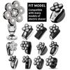7 Blades Head Shaver Replacement Heads Electric Shaver Universal Replacement Blade Head Electric Razor for Men (7D Silvery) view 4