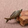 Solid Copper Koi Antique Rich Copperware Crafts Tea Favorite Simulation Brass Carp Pieces Novelty Gift view 4