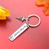 ZQEOU Dentist Present Dental Student Jewelry Doctor Gift Floss Keychain Appreciation Gift, Dentist Keychain, Default view 3