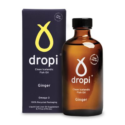 Dropi Clean Icelandic Fish Oil - 170ml (Ginger)
