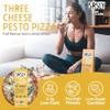 SRSLY Low Carb Three Cheese & Pesto Keto Pizzas - 9 Inch - Multipack of 9 - Low Carb Low Sugar High Protein Pizza with Crispy Base and Full Flavour Toppings for Healthy Filling Keto Friendly Meals view 3