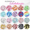EinsSein 1kg Chocolate Sugared White and Black Shiny Chocolate Sweets Heart Favours Wedding Favors Almonds Candy Nikah Sekeri Mini Heart Shaped Chocolate view 4