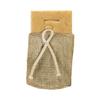 Loelle Exfoliating Soap Bag  2 in 1 Soap Holder & Skin Exfoliator for Soft Skin and Longer Lasting Bars of Soap, Drawstring Bags Made from Linen, Cotton, Elastane Mesh, Suitable All Skin - 1pcs view 1
