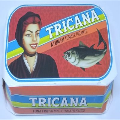 Ticana Portugal - Gourmet Canned Tuna Fillet with Spicy Tomato - 4.23oz / 120gr (Pack of 5 cans)