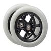 2pcs 12 Inch Manual Wheelchair Rear Wheel Caster Non-Inflatable Wheel Pu Tire Wheelchair Accessories Rear Wheel (Color : Gray) view 1