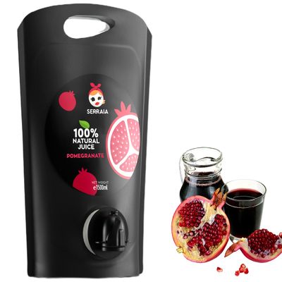 Serraia Greek Natural Pomegranate Fruit Juice 100% | 1,5 lt | Loaded with Important Nutrients | No Preservatives, No Sugar Added.