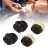 4pcs Knuckle Brush, Knuckle Brush Beard for Men Styling Mustache Knuckle Brush Mustache Shaving Brush Soft Bristles Sweep Beard Male for Hairdressing Salon Household view 3