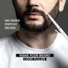 4pcs Men's Beard Styling Pencil Kit, Waterproof Long Lasting Beard Filling Pen Mustache Sideburns Guide Kit include 3 x Beard Pencil and 1 x Guide Template view 2
