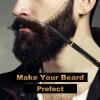 4pcs Men's Beard Styling Pencil Kit, Waterproof Long Lasting Beard Filling Pen Mustache Sideburns Guide Kit include 3 x Beard Pencil and 1 x Guide Template view 3