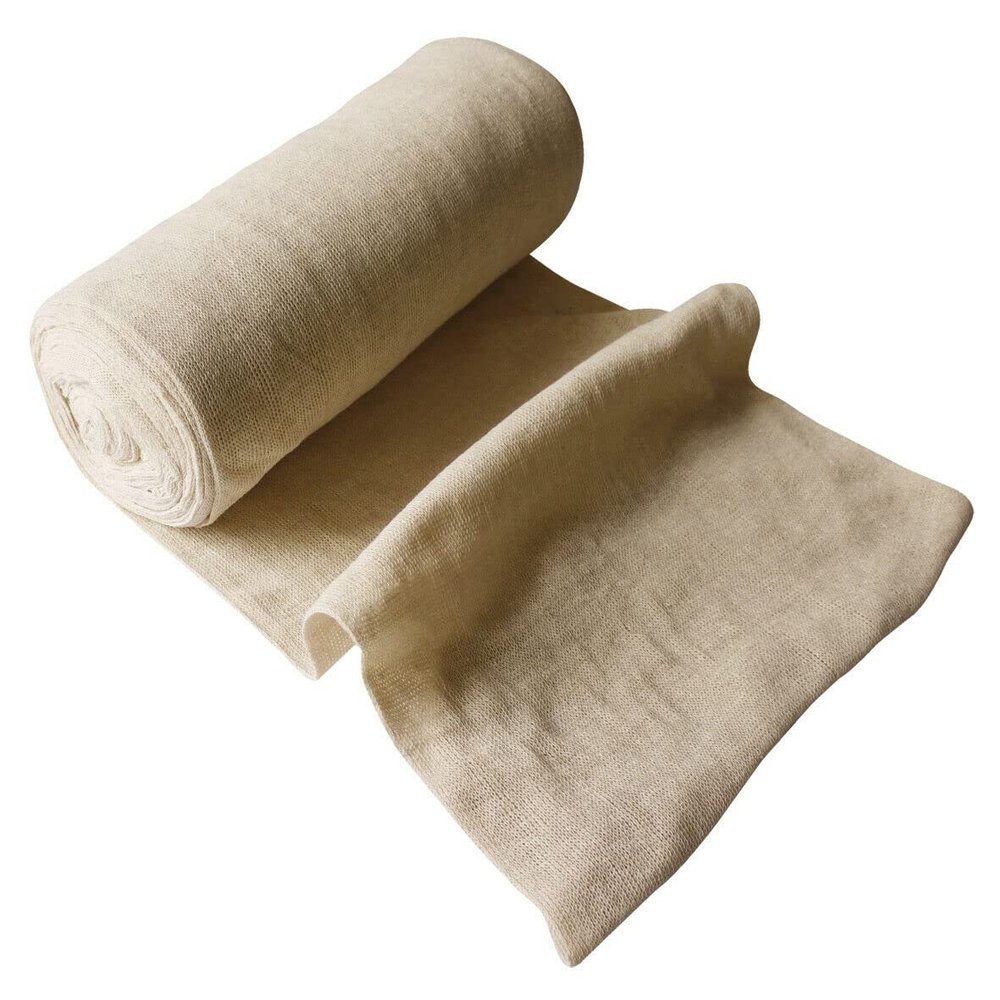 100% Cotton Stockinette Roll 400g Ideal Cleaning and Car Polishing Cloth (Cream, 3)