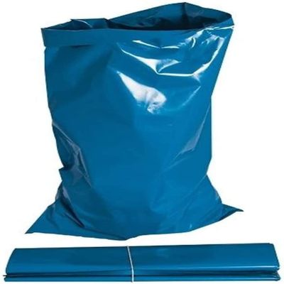 100 x Heavy Duty Plastic Rubble Sacks Bags for Building Garden Waste Bag for Builders Gardening 20kg Waste 32 litre Capacity Large Size 20 x 30 inches (Blue)