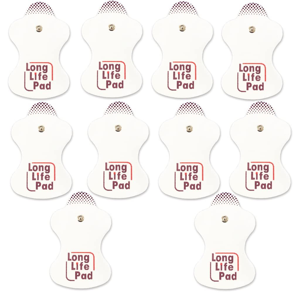 10 Pieces TENS Electrodes Pad Replacement Pad for TENS Unit TENS Electrode Pad Adhesive Gel Pads for Omron